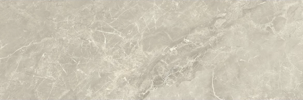 Detalj sjajne glazirane površine Balmoral Taupe 30x90cm Baldocer – neutralna taupe nijansa sa mermernim venama i visokim varijacijama tona
